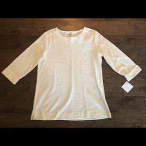 Croft & Barrow 3/4 sleeve tunic